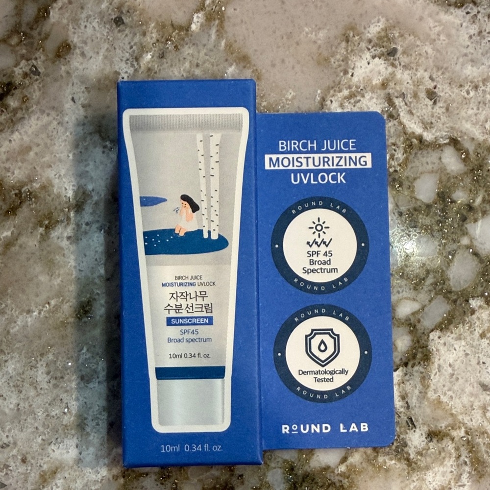 Round Lab Birch Juice Moisturizing UV Lock Sunscreen Travel Size
